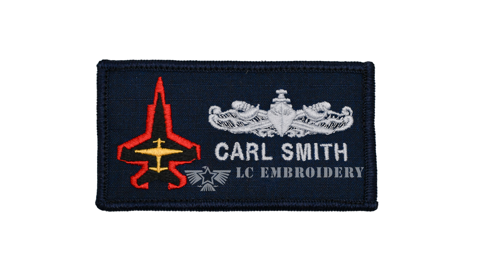 120.- USS GEORGE H. W. BUSH (CVN 77) — LC EMBROIDERY & CLEANERS